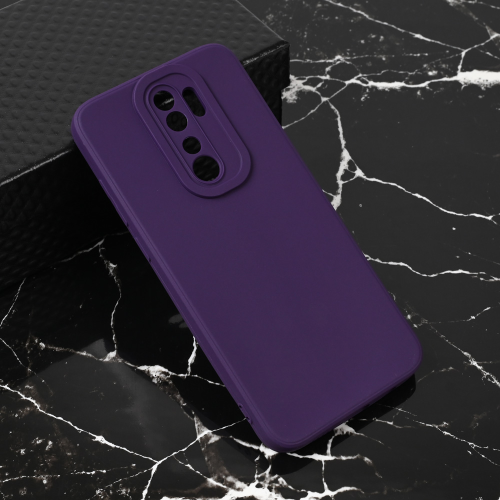 Futrola Teracell Giulietta za Xiaomi Redmi Note 8 Pro mat tamno ljubicasta.