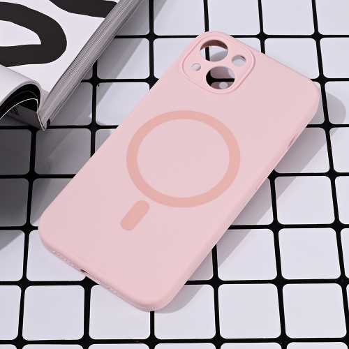 Futrola Magsafe Pure color za iPhone 15 6.1 roze.