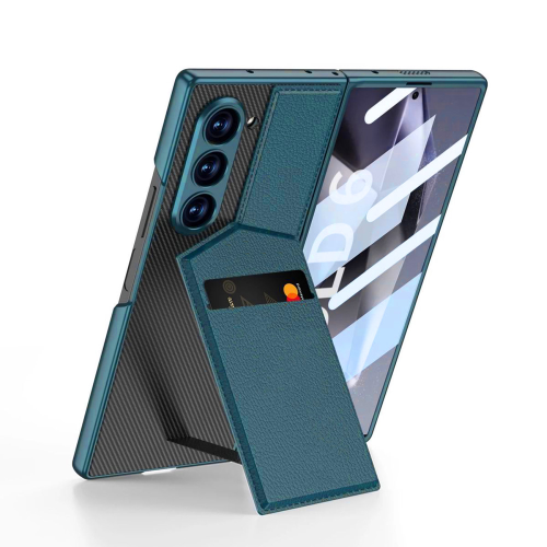 Futrola Rotor za Samsung Galaxy Z Fold 6 5G sa drzacem kartice plava.