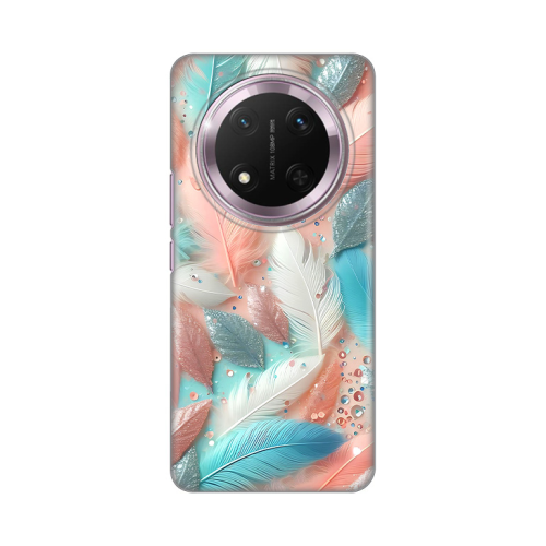 Silikonska futrola print za Huawei Honor Magic 7 lite Pastel Feathers.