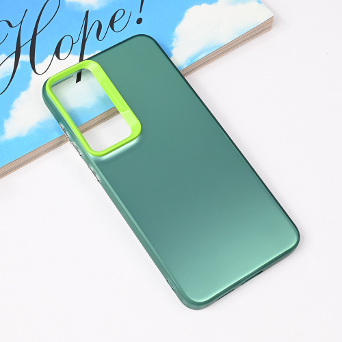 Futrola providna za Samsung S936 Galaxy S25 Plus zelena.