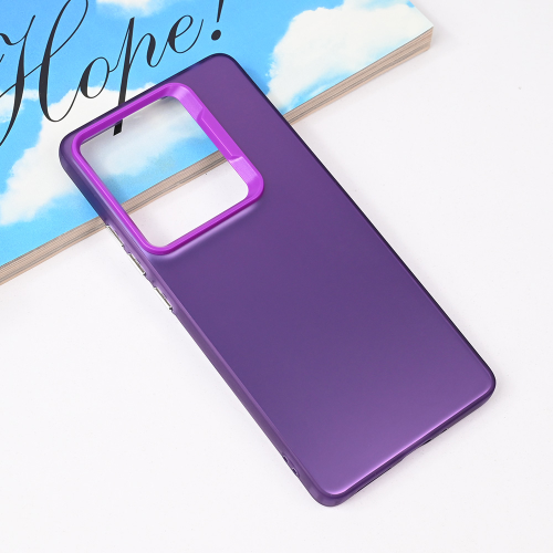 Futrola providna za Xiaomi Redmi Note 14s ljubicasta.