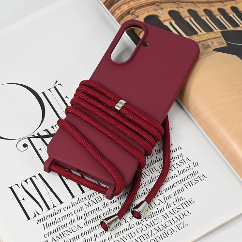 Futrola Crossbody za Samsung A566 Galaxy A56 bordo.