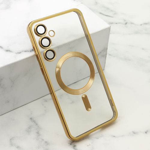 Futrola CAMERA PROTECT MagSafe za Samsung A556 Galaxy A55 5G zlatna (MS).