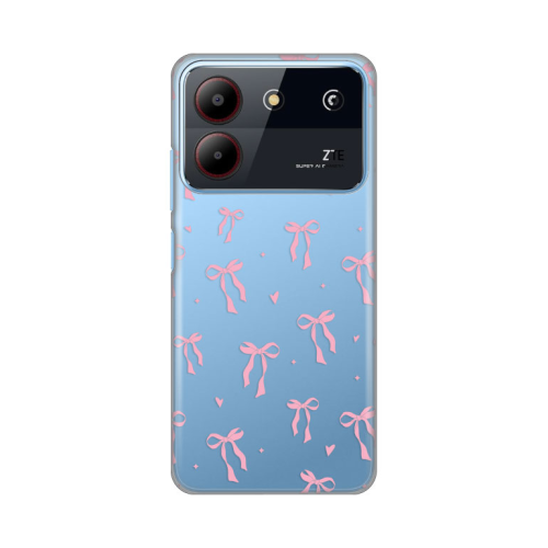 Silikonska futrola print Skin za ZTE Blade A54 Cute Bow.