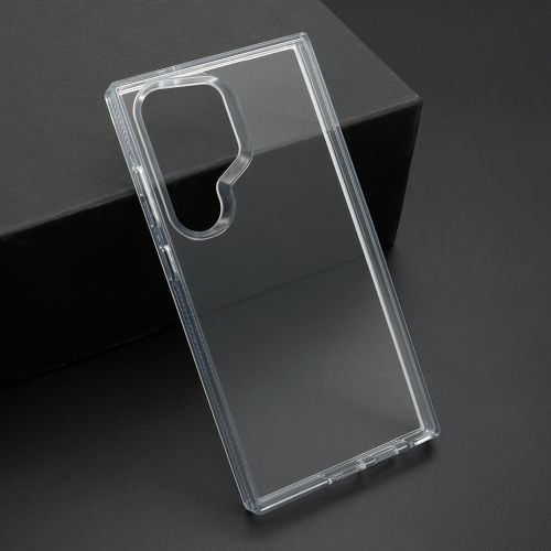 Futrola COLOR FRAME za Samsung S928 Galaxy S24 Ultra 5G srebrna (providna) (MS).