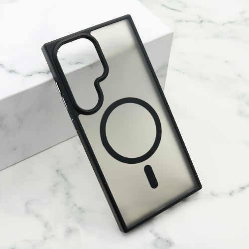 Futrola SILKY MAGSAFE mat za Samsung S928 Galaxy S24 Ultra 5G crna (MS).