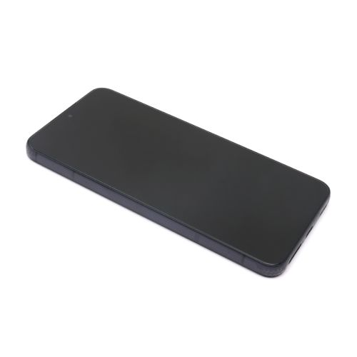 LCD Displej / ekran za Samsung Galaxy S22 5G + touchscreen + frame black Full ORG EU (GH82-27520A) (MS).