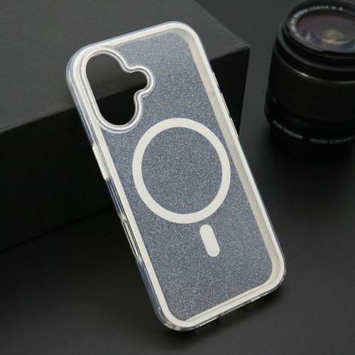 Futrola CRYSTAL MagSafe za iPhone 16 (6.1) bela (MS).