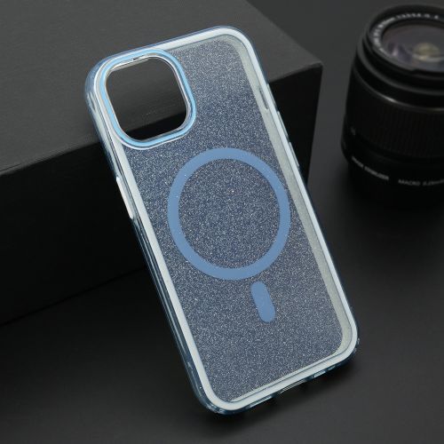 Futrola CRYSTAL MagSafe za iPhone 14 (6.1) plava (MS).