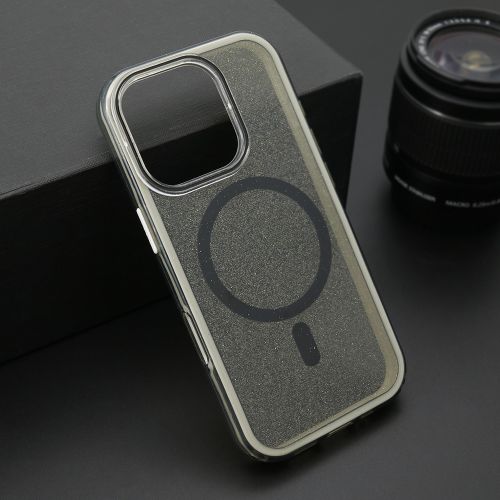 Futrola CRYSTAL MagSafe za iPhone 16 Pro (6.3) crna (MS).
