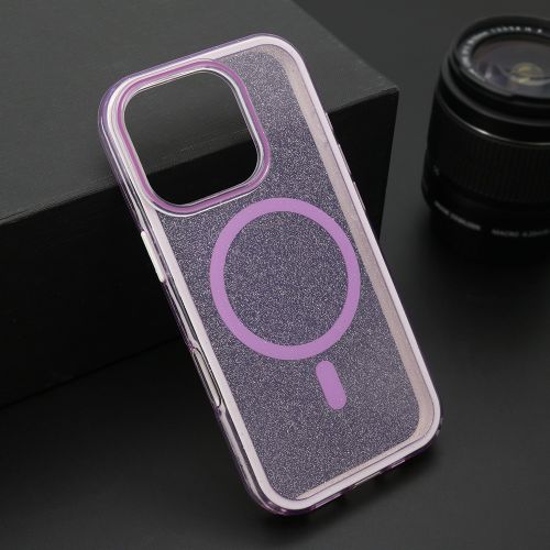 Futrola CRYSTAL MagSafe za iPhone 16 Pro (6.3) ljubicasta (MS).