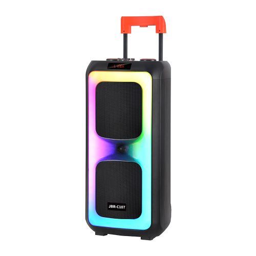 Zvucnik bluetooth NDR JBR-C107 2*10 inca sa dva mikrofona crni (MS).