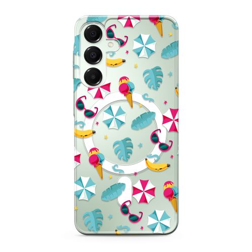Futrola silikonska print MagSafe za Samsung A166 Galaxy A16 5G beach (MS).