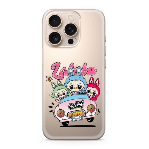 Futrola ultra tanki print providna za iPhone 16 Pro (6.3) LBB004 (MS).
