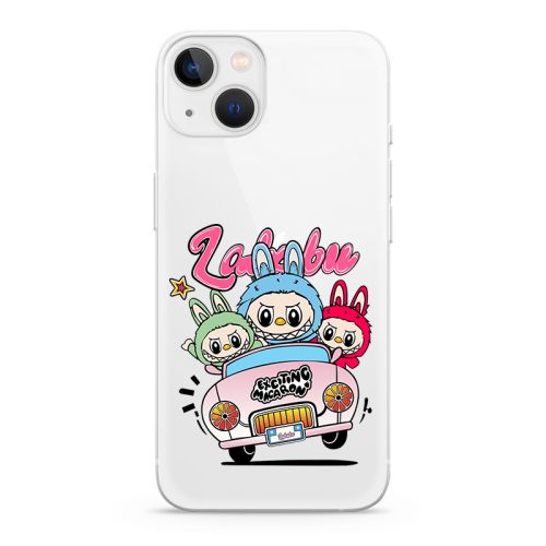 Futrola ultra tanki print providna za iPhone 15 LBB004 (MS).