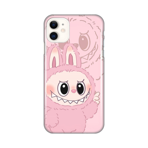 Silikonska futrola print za iPhone 11 6.1 La Bubu Pink.
