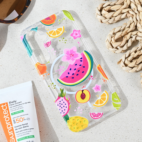 Futrola print Magsafe za Samsung S931 Galaxy S25 Summer Fruits.