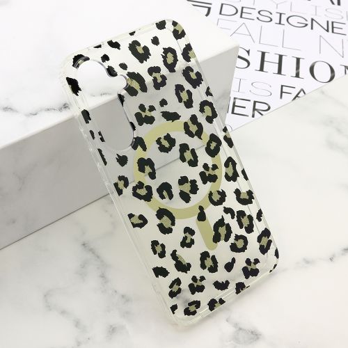 Futrola LEOPARD MagSafe za Samsung S721B Galaxy S24 FE crna (MS).