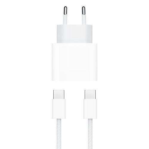 Kucni punjac za Iphone 15/16 PD Fast charger 35W Type C na Type C beli HQ (MS).
