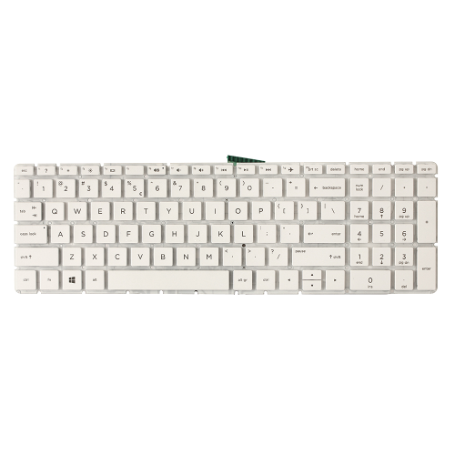 Tastatura za laptop HP 250 G6 bela.