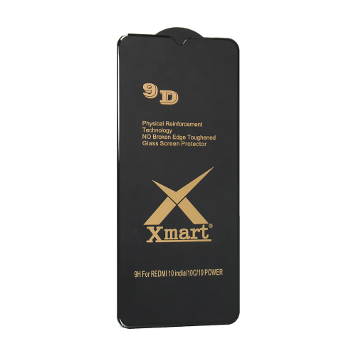Staklena folija glass X mart 9D za Xiaomi Redmi 10C.