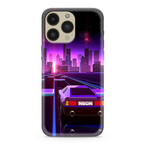Futrola ultra tanki print providna NEON WAVE za iPhone 14 Pro Max (6.7) NW03 (MS).