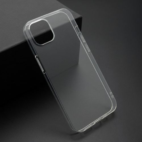 Futrola ultra tanki PROTECT silikon za iPhone 13 (6.1) providna (bela) (MS).