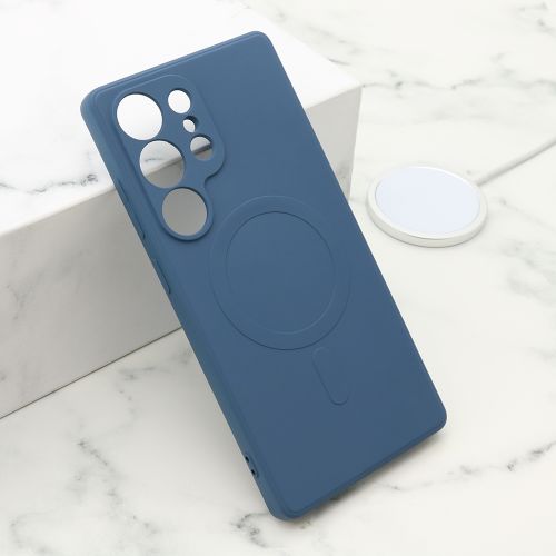Futrola VELVET TOUCH MagSafe za Samsung S938 Galaxy S25 Ultra 5G plava (MS).