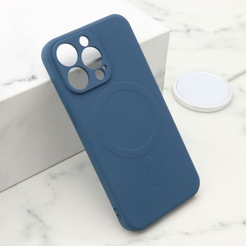Futrola VELVET TOUCH MagSafe za iPhone 13 Pro (6.1) plava (MS).