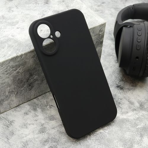 Futrola VELVET TOUCH za iPhone 16 (6.1) crna (MS).