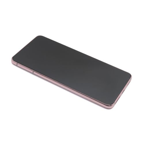 LCD Displej / ekran za Samsung Samsung G991 Galaxy S21 5G + touchscreen + frame phantom pink Full ORG EU (GH82-24716D/24718D) (MS).