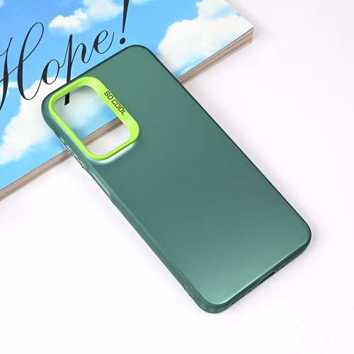 Futrola providna za Samsung A266 Galaxy A26 5G zelena.