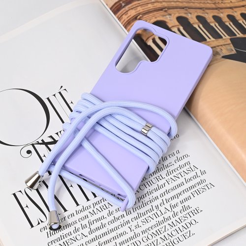 Futrola Crossbody za Samsung S938 Galaxy S25 Ultra ljubicasta.