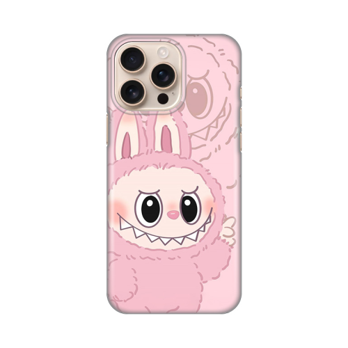 Silikonska futrola print za iPhone 16 Pro Max 6.9 La Bubu Pink.