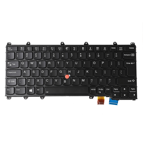 Tastatura za laptop Lenovo ThinkPad X380 Yoga crni frejm veliki enter.