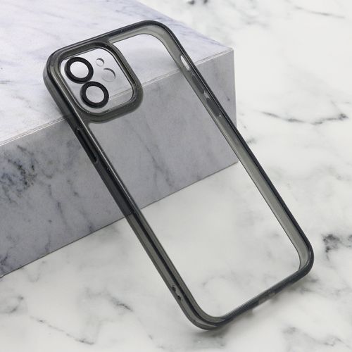 Futrola DIAMOND LENS za iPhone 12 crna (MS).