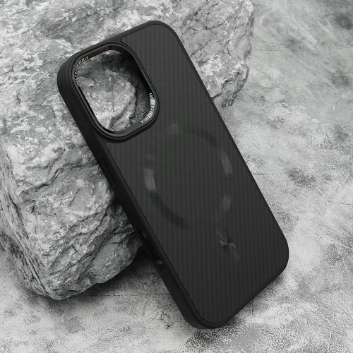 Futrola CARBON MagSafe za iphone 16 (6.1) crna (big camera) (MS).