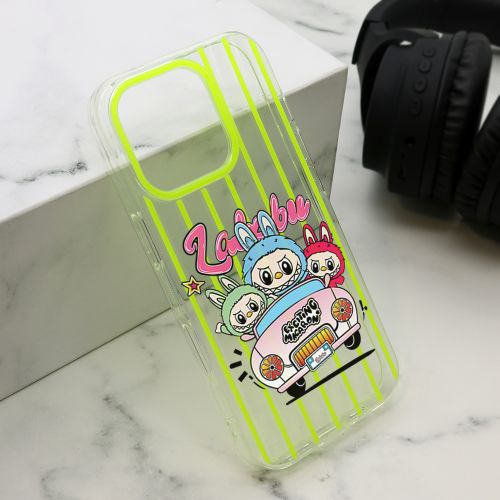 Futrola print PARTY za iPhone 16 Pro (6.3) zuta LBB004 (MS).
