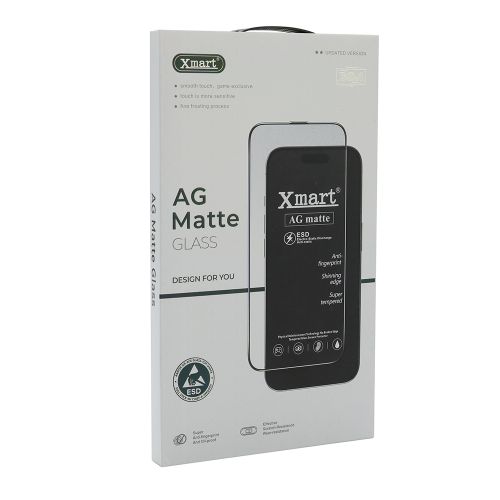 Staklena folija glass X-MART AG mat PRIVACY za iPhone 15 Pro Max (6.7) (MS).