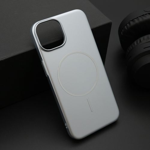 Futrola PURE mat MagSafe za iPhone 14 (6.1) srebrna (MS).