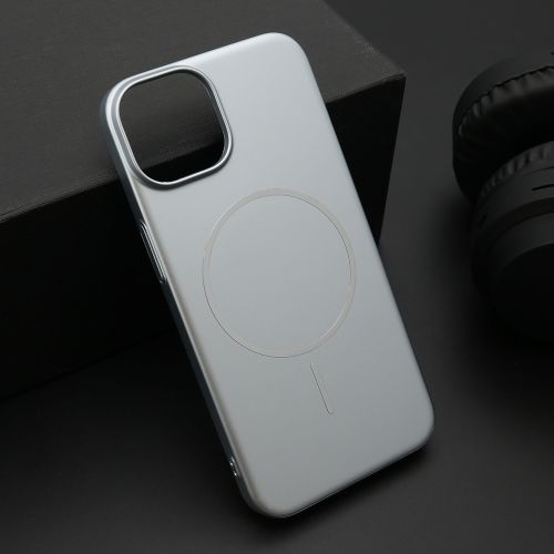 Futrola PURE mat MagSafe za iPhone 13 (6.1) srebrna (MS).