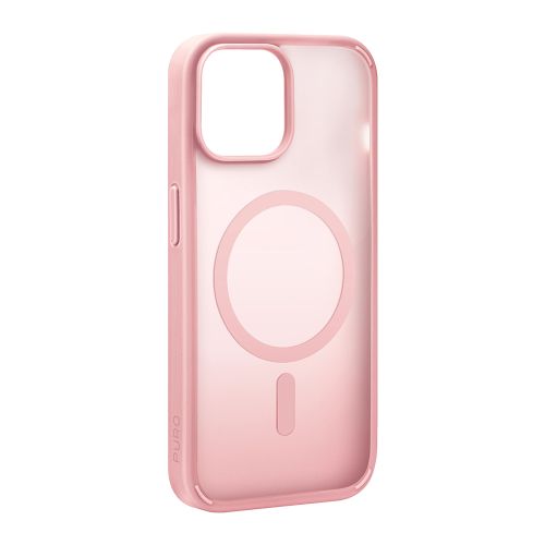 Futrola PURO GRADIENT MAGSAFE za iPhone 15 roze (MS).