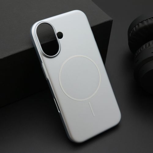 Futrola PURE mat MagSafe za iPhone 16 (6.1) srebrna (MS).