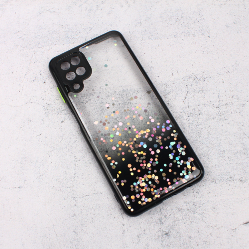 Futrola Frame Glitter za Samsung A125F Galaxy A12 crna.