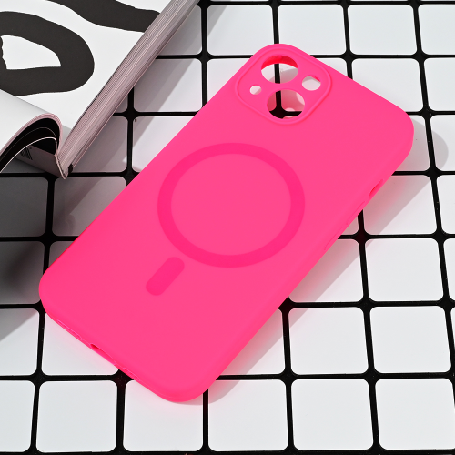 Futrola Magsafe Pure color za iPhone 13 pink.