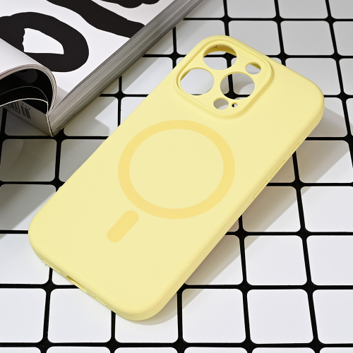 Futrola Magsafe Pure color za iPhone 16 Pro zuta.