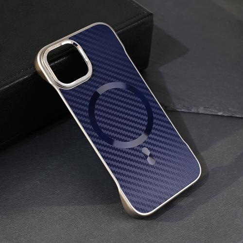 Futrola Magsafe Carbon za iPhone 15 6.1 plava.