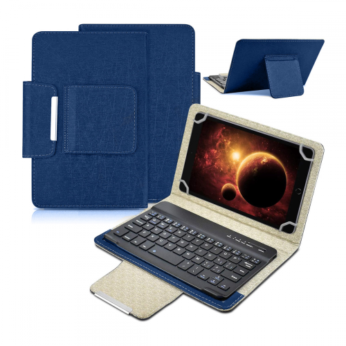 Futrola sa Bluetooth Tastaturom Leather za Tablet 10" Univerzalna plava.