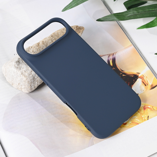 Futrola Teracell Soft Velvet za iPhone 17 Air tamno plava.